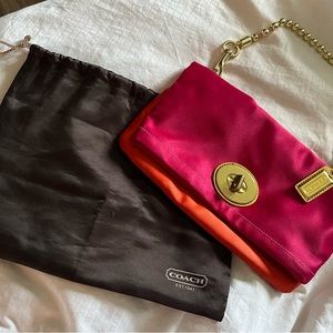 Satin Coach Purse